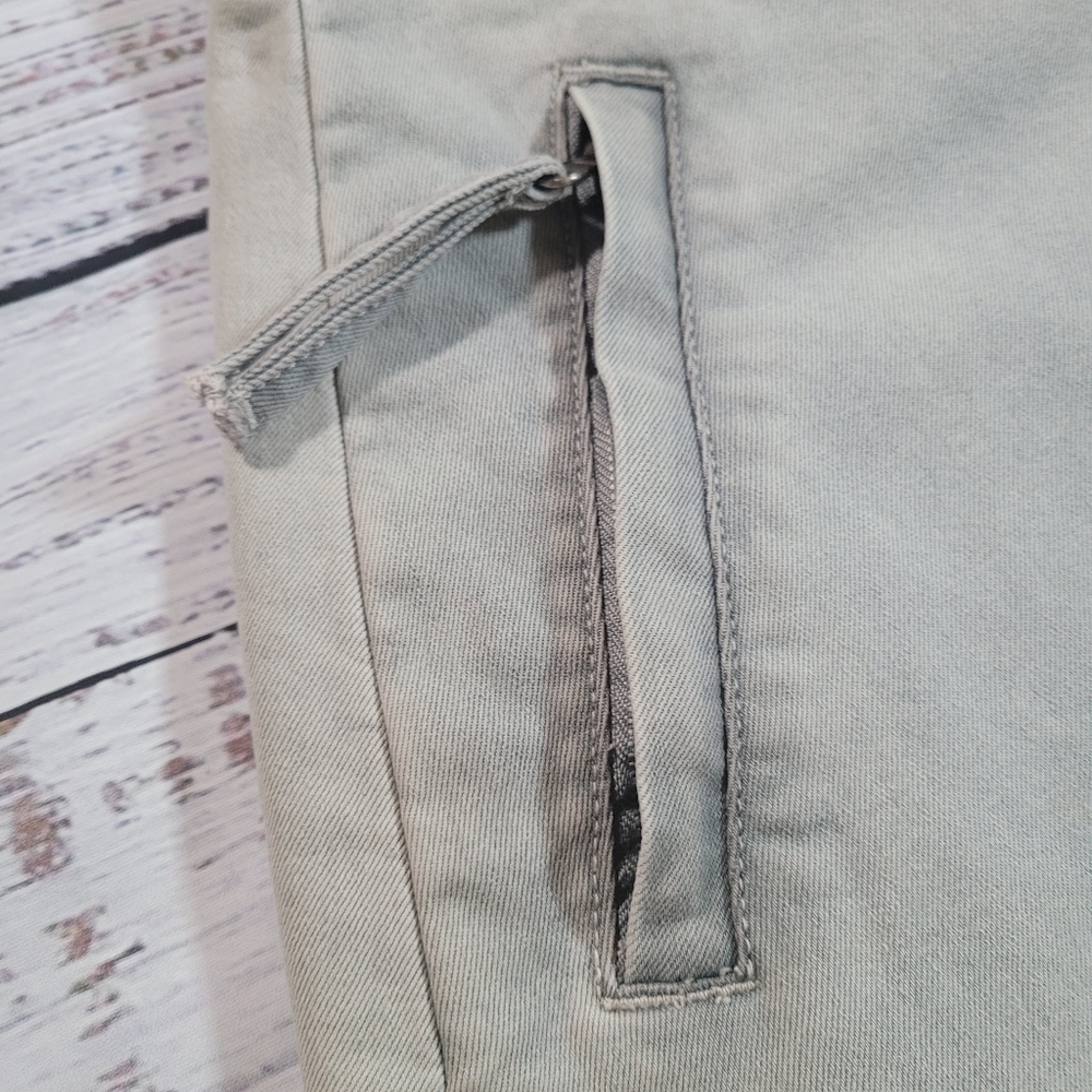 Cache Denim Distressed Vintage Ruffle Wrap Mini Skirt - Picture 2 of 11